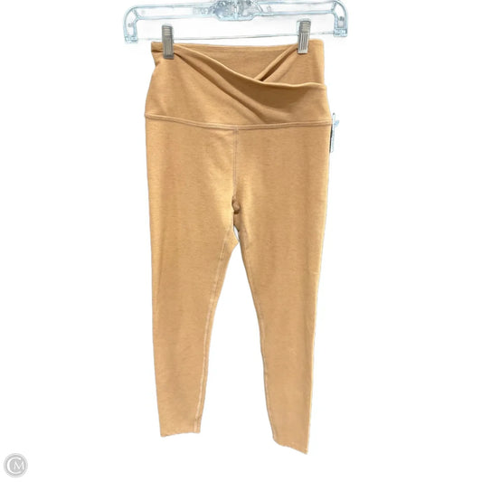 Athletic Leggings By Beyond Yoga In Tan, Size: S