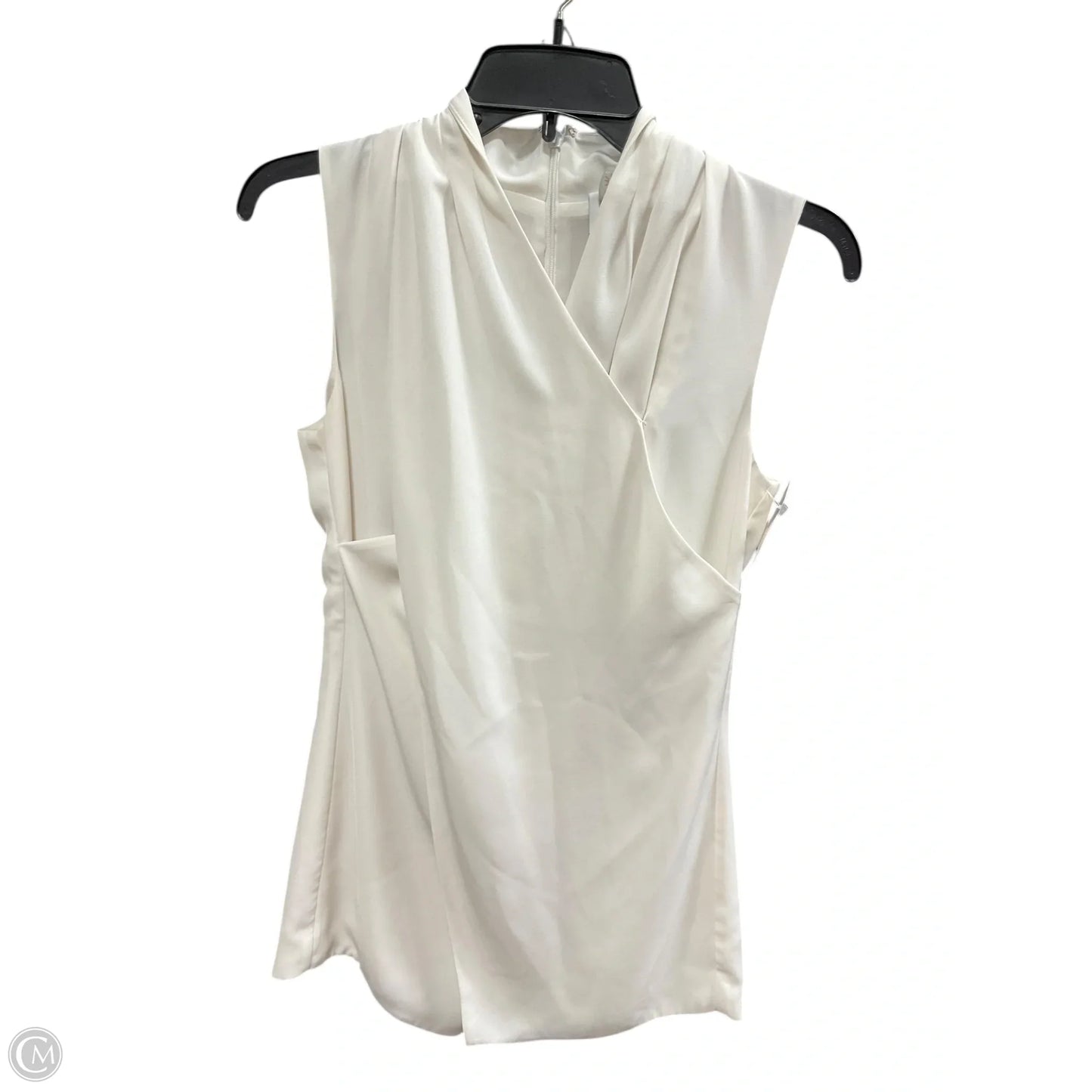 Top Sleeveless By Cabi In Cream, Size: 2