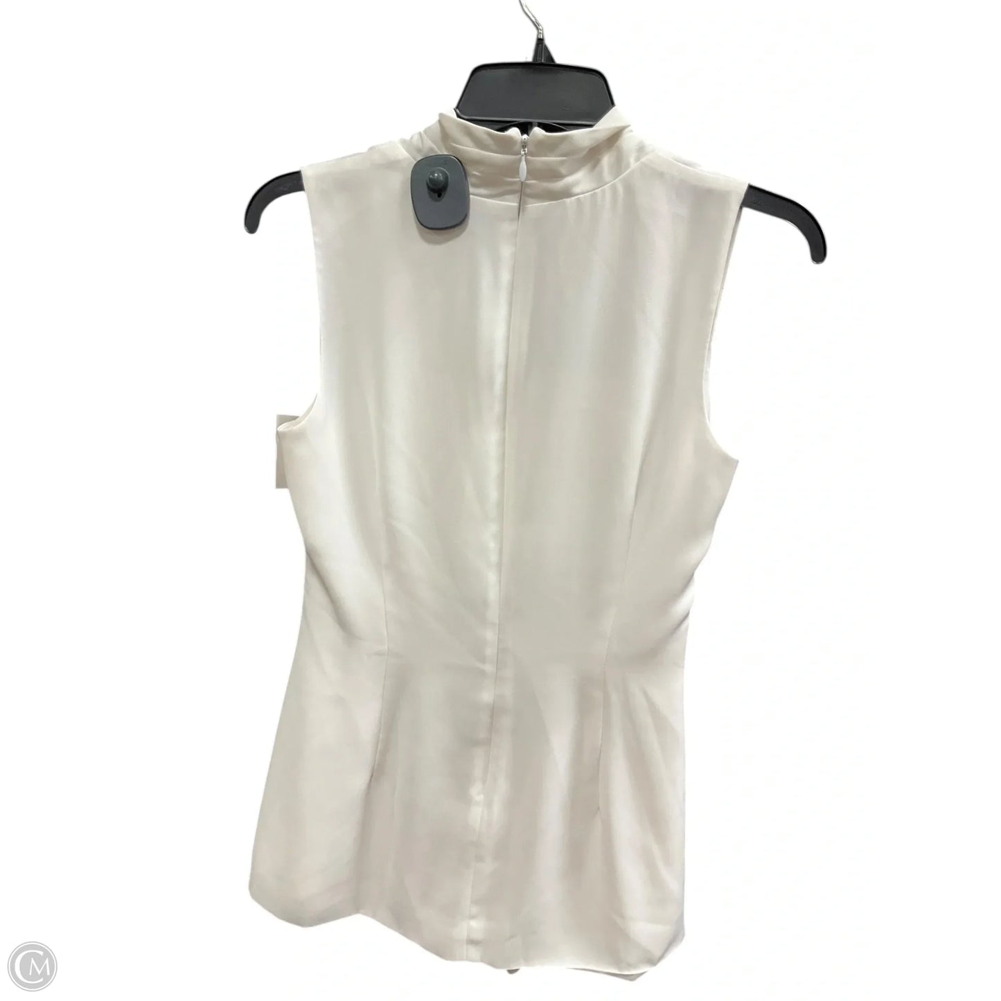 Top Sleeveless By Cabi In Cream, Size: 2