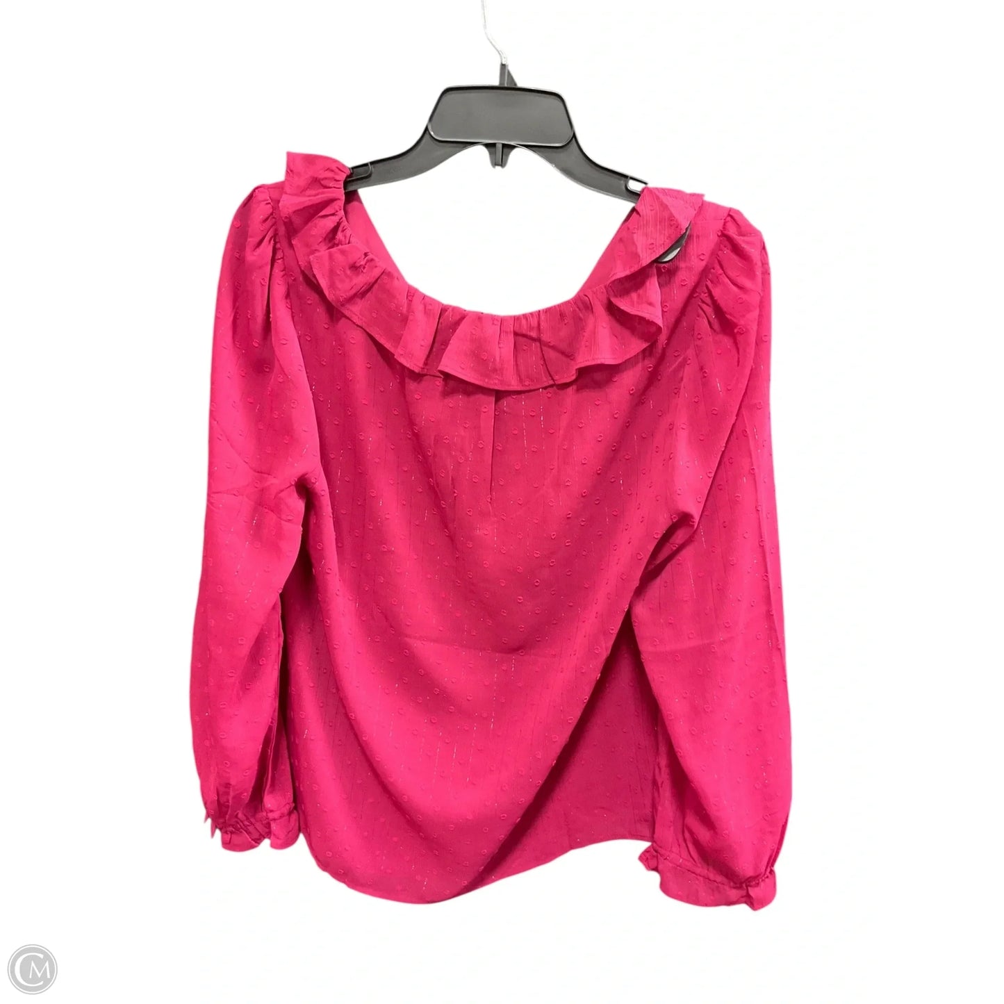 Top Long Sleeve By J. Crew In Pink, Size: M