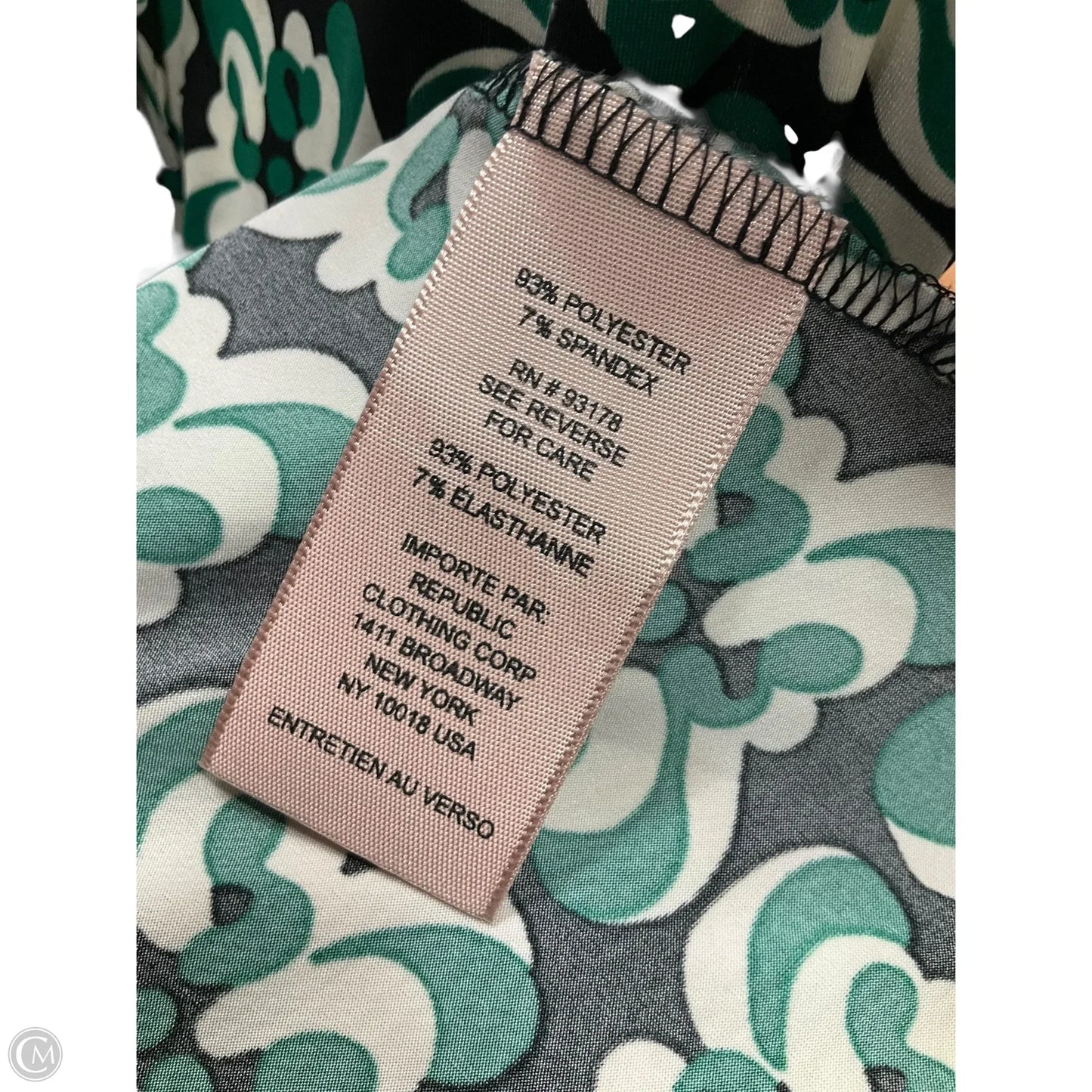 Blouse Long Sleeve By Philosophy In Green, Size: M