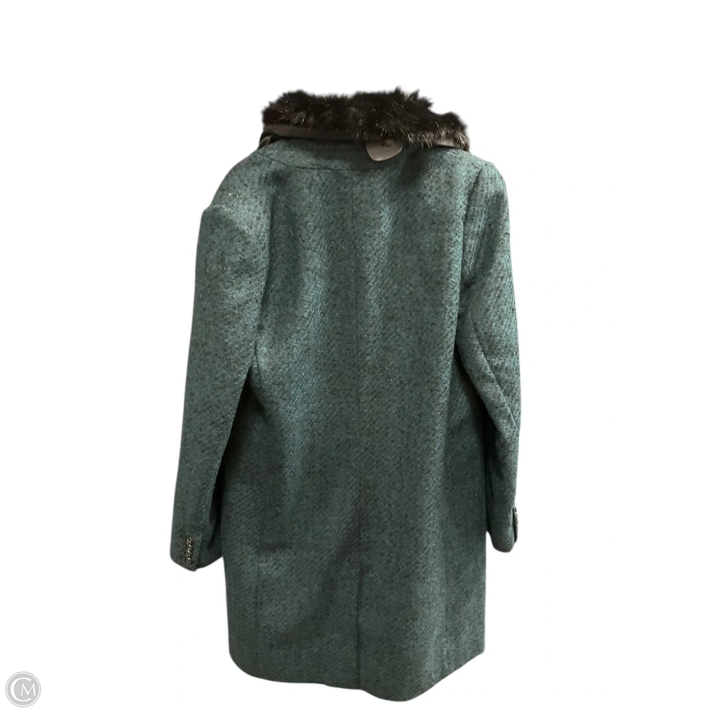 Coat Peacoat By Banana Republic In Green, Size: M