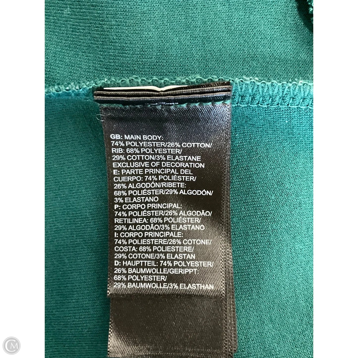 Athletic Top Short Sleeve By The North Face In Green, Size: L