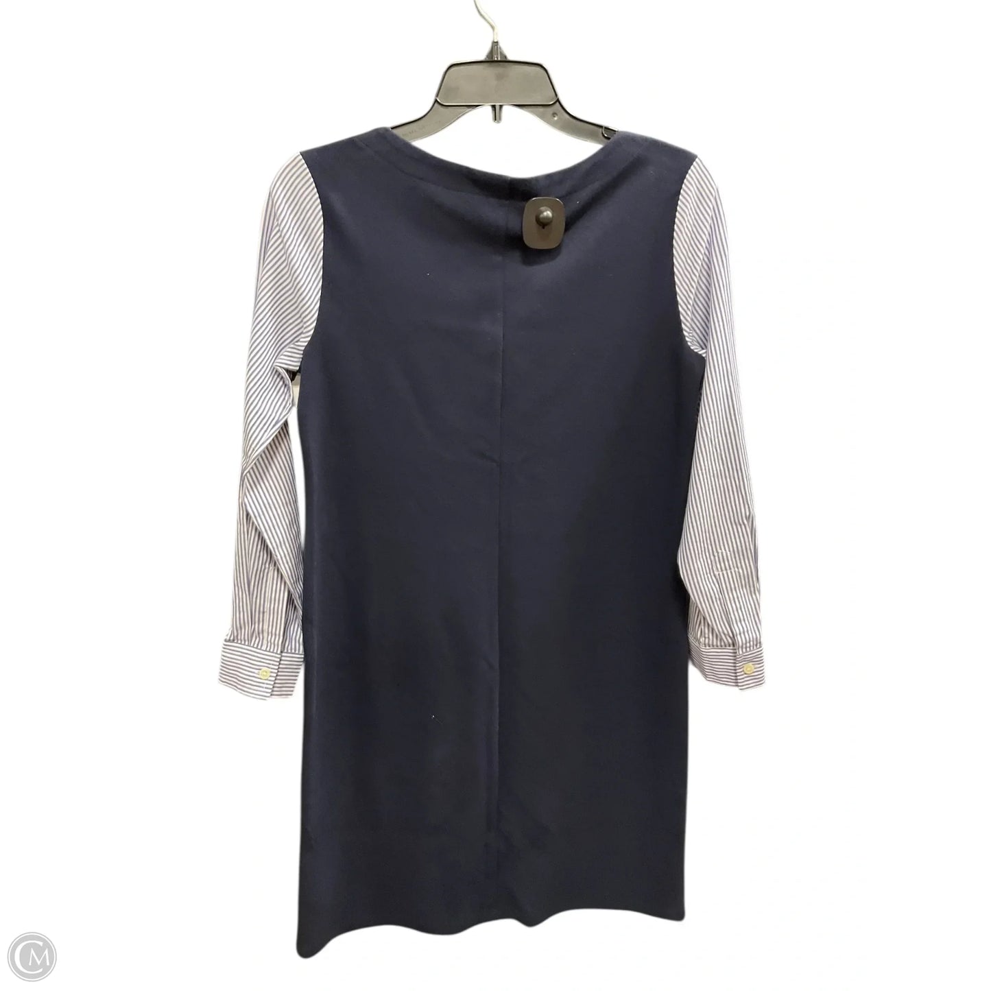 Dress Casual Midi By Talbots In Blue, Size: S