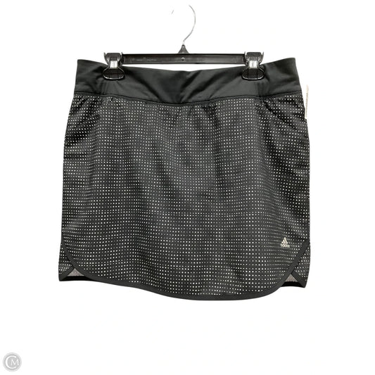 Athletic Skort By Adidas In Polkadot Pattern, Size: M