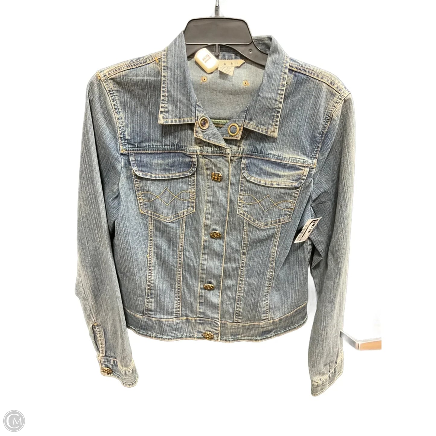 Jacket Denim By Cabi In Blue Denim, Size: M