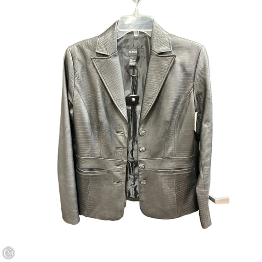 Jacket Leather By Alfani In Black, Size: S