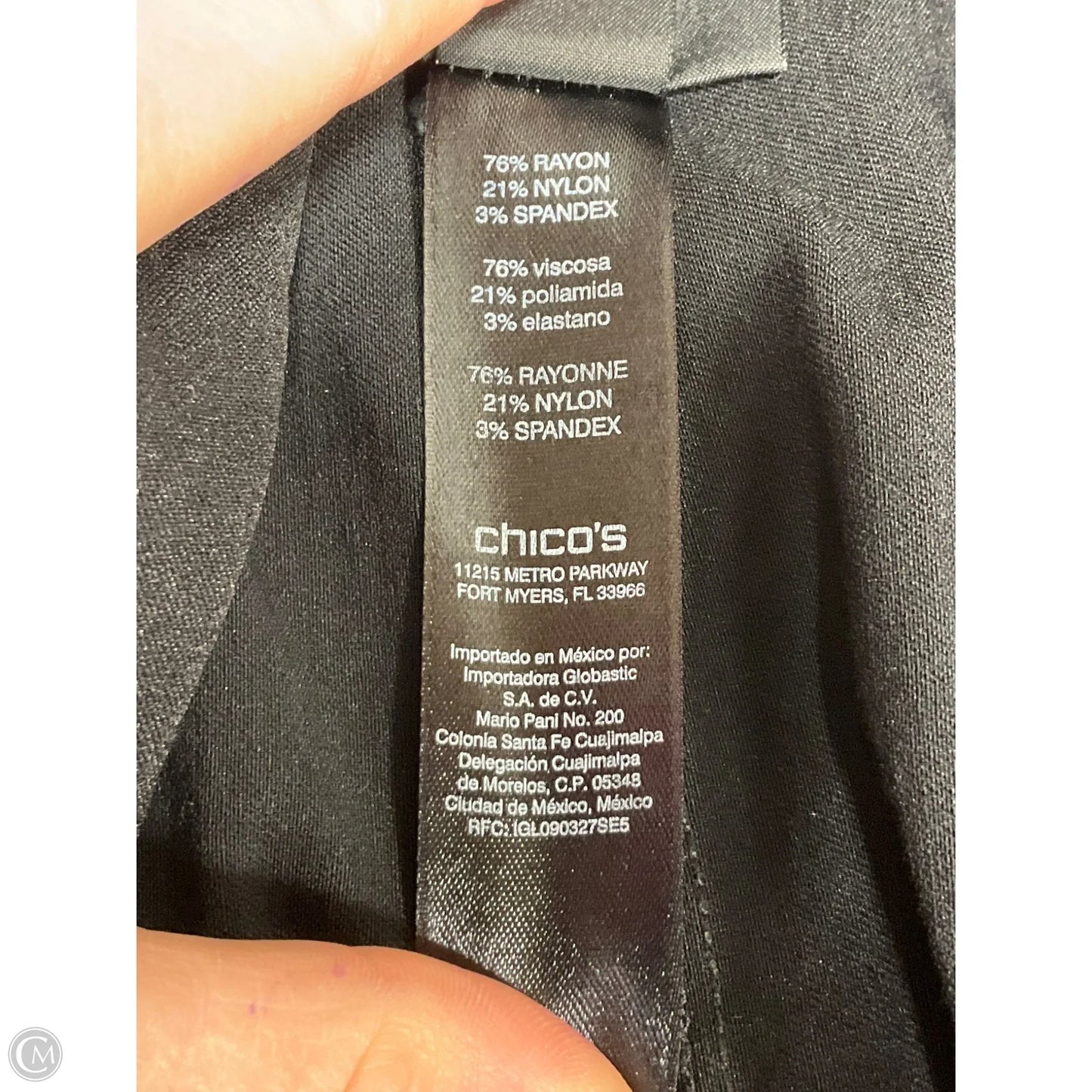 Pants Dress By Chicos In Black, Size: 0