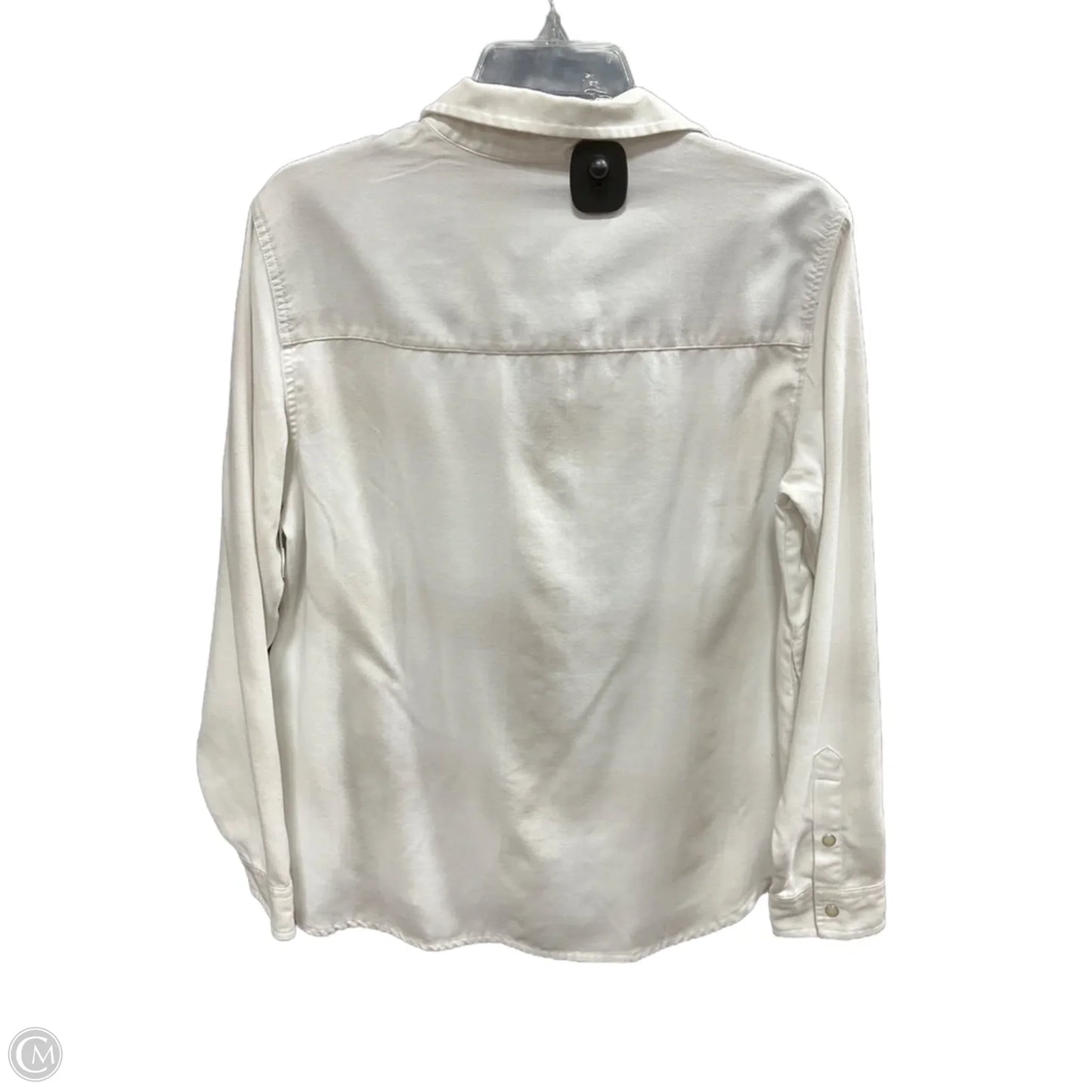 Top Long Sleeve By Jachs Girlfirend In Cream, Size: M