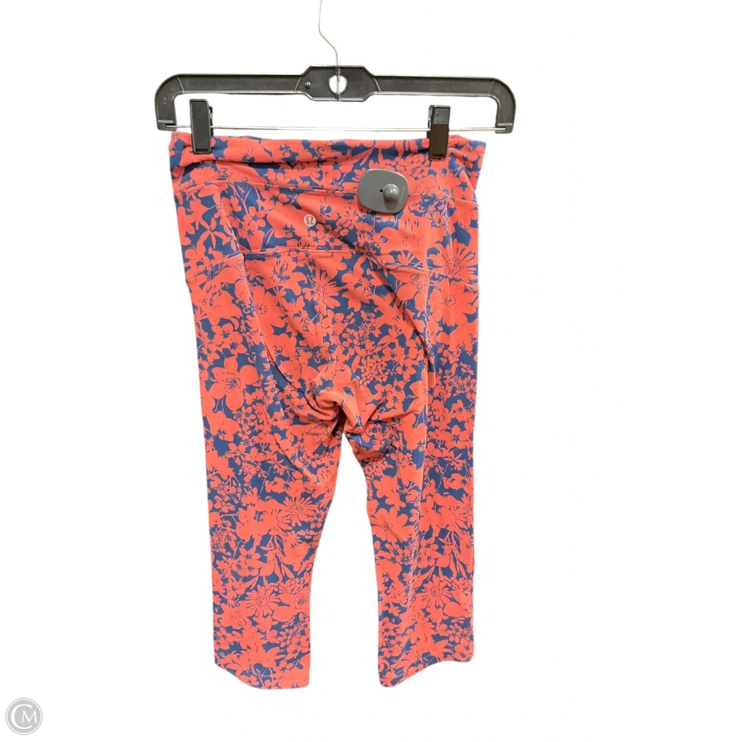Athletic Capris By Lululemon In Floral Print, Size: 6