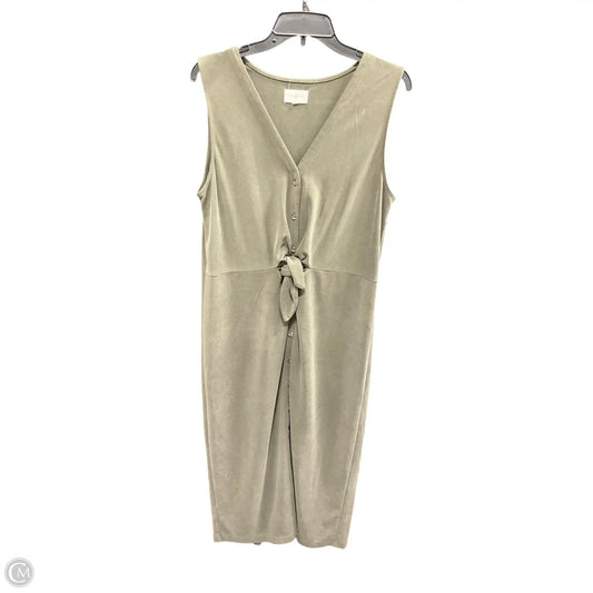Dress Casual Midi By Lou And Grey In Green, Size: L