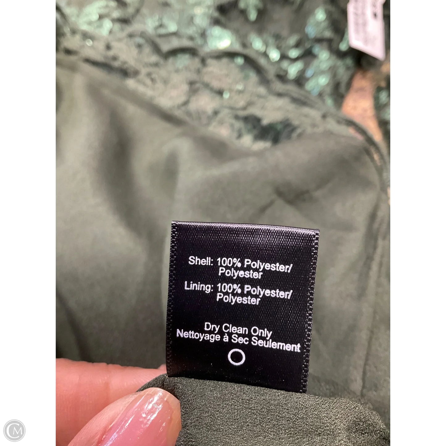 Dress Party Short By Dress The Population In Green, Size: M