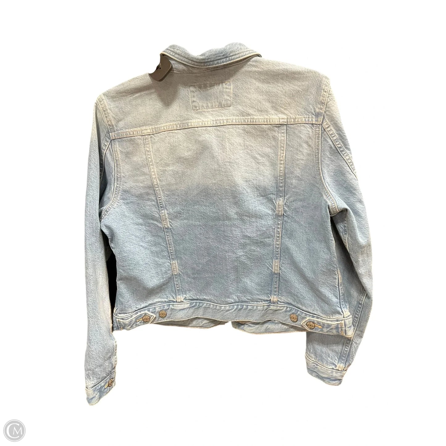 Jacket Denim By Loft In Blue Denim, Size: L