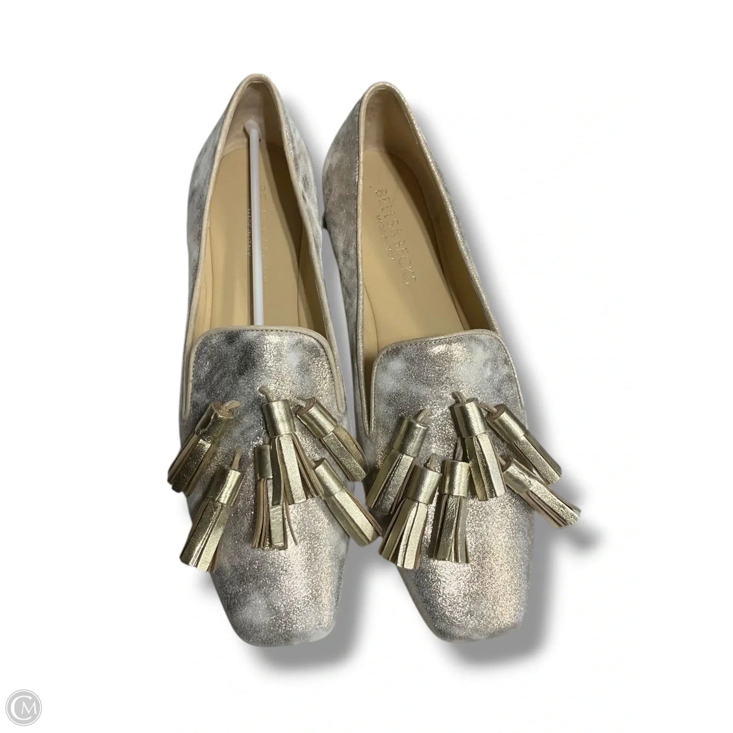 Shoes Flats By Cma In Gold, Size: 9