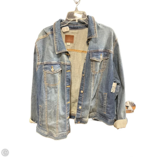 Jacket Denim By Maurices In Blue Denim, Size: 3x