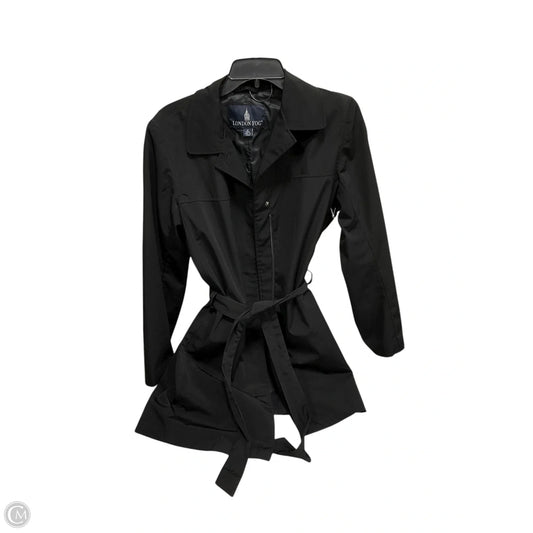 Coat Trench Coat By London Fog In Black, Size: M