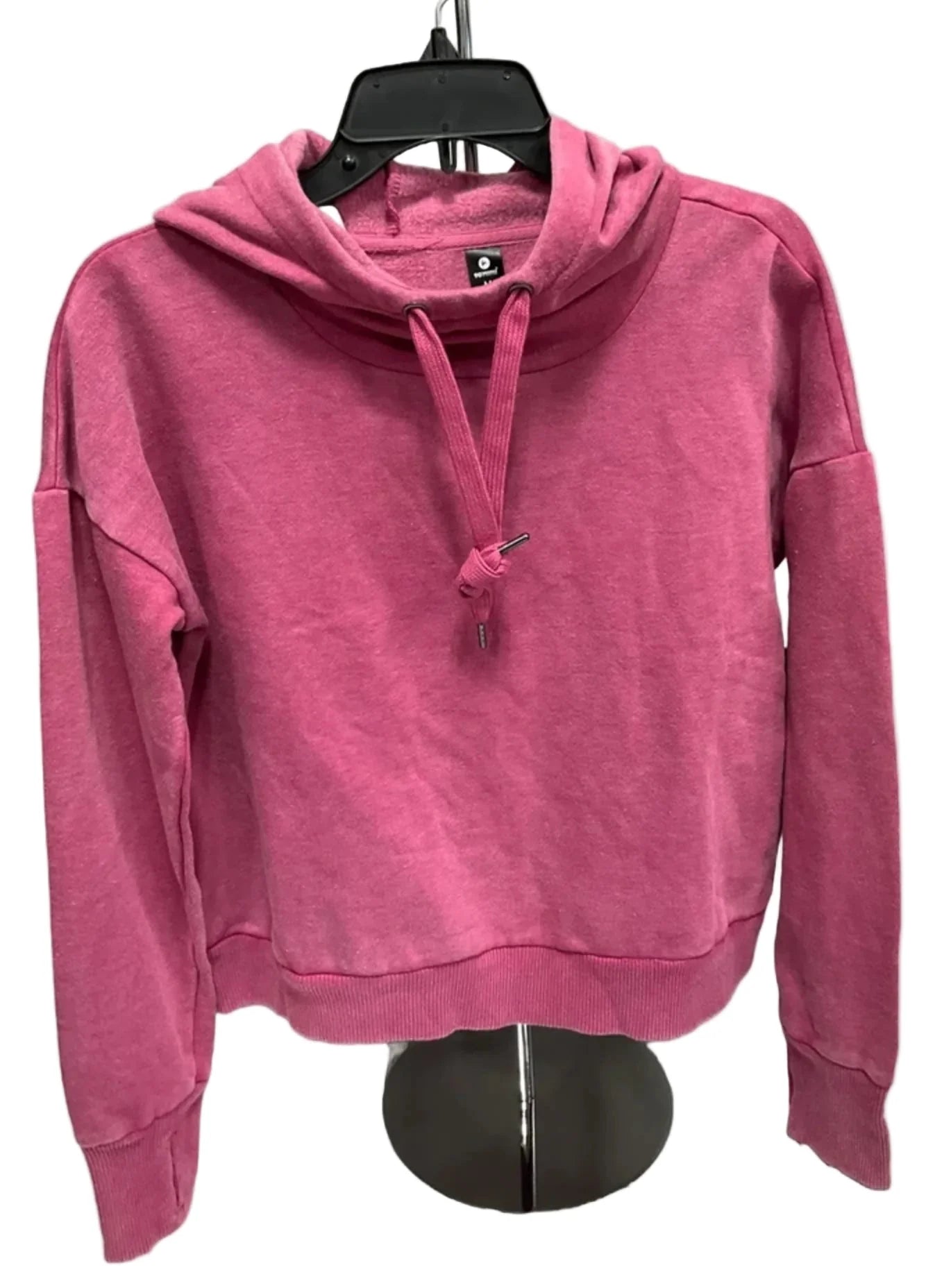 Athletic Sweatshirt Hoodie By 90 Degrees By Reflex In Pink, Size: M