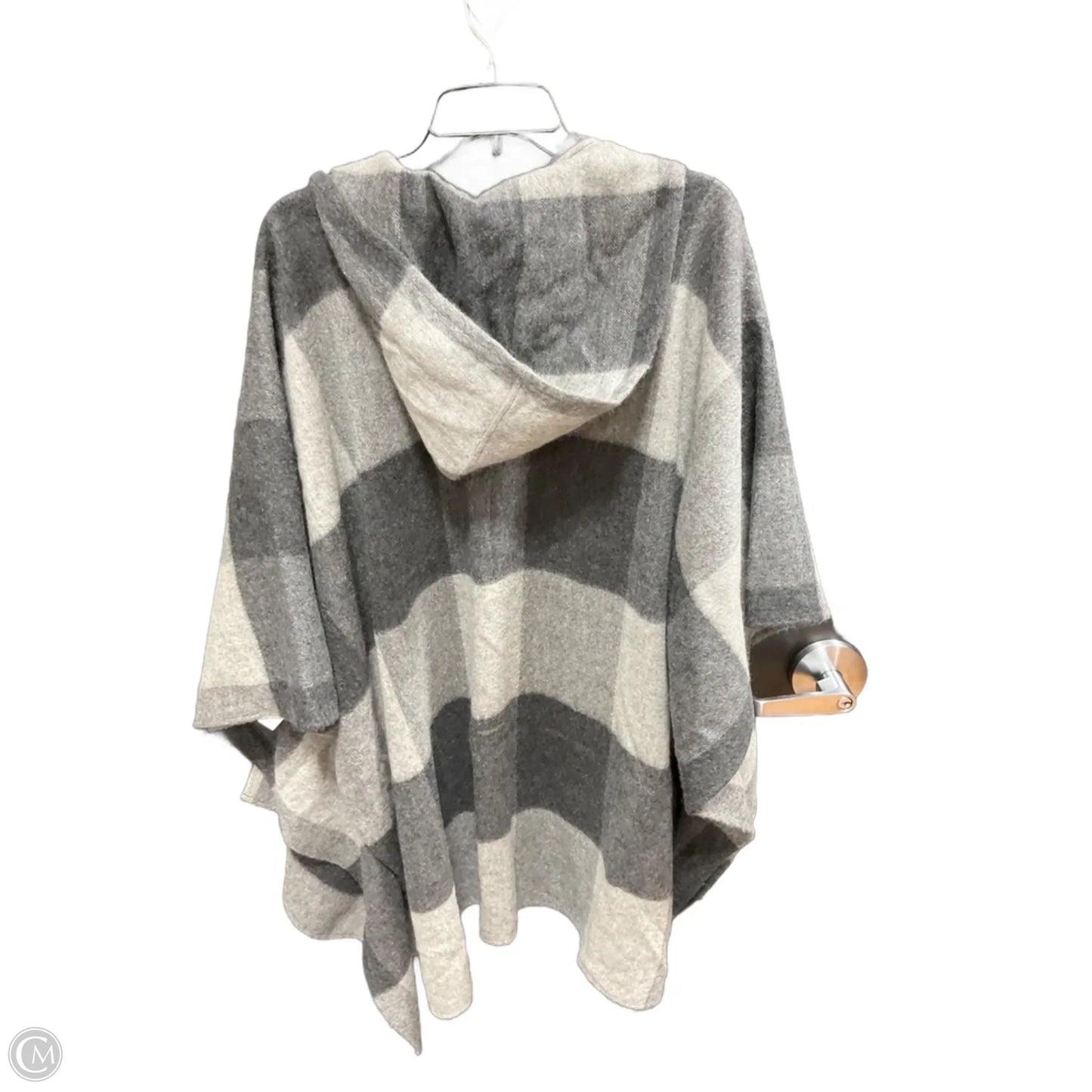 Poncho By Cmb In Plaid Pattern, Size: Osfm