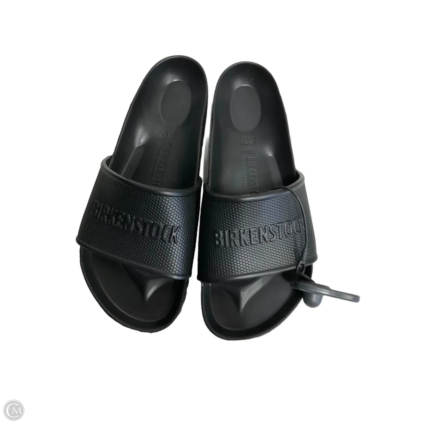 Sandals Flip Flops By Birkenstock In Black, Size: 7.5