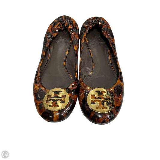 Shoes Designer By Tory Burch In Tortoise Shell Print, Size: 7.5