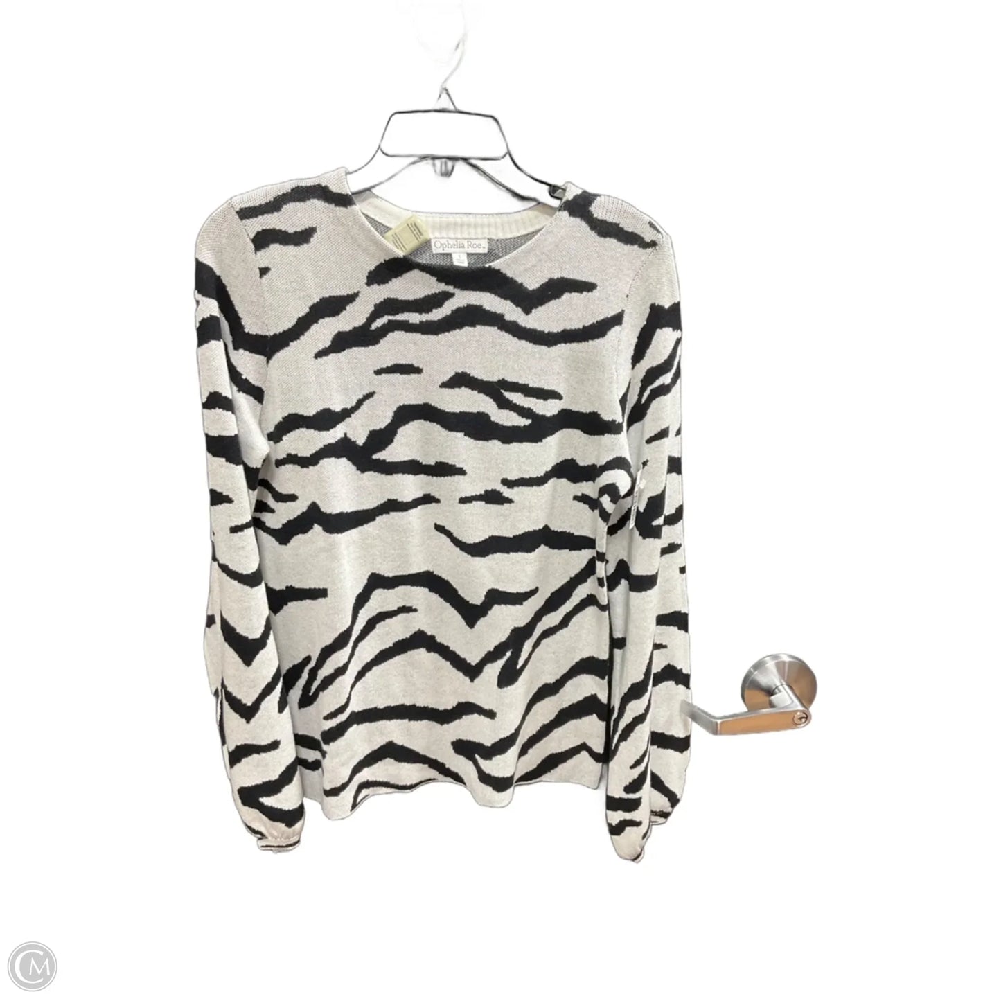 Top Long Sleeve By Ophelia Roe In Animal Print, Size: S