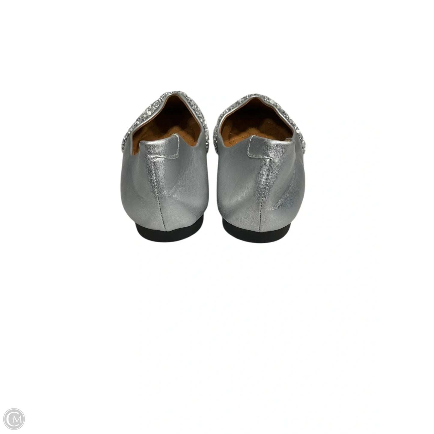 Shoes Flats By Clothes Mentor In Silver, Size: 6.5