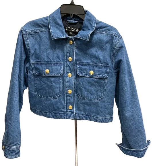 Jacket Denim By J. Crew In Blue Denim, Size: Xs