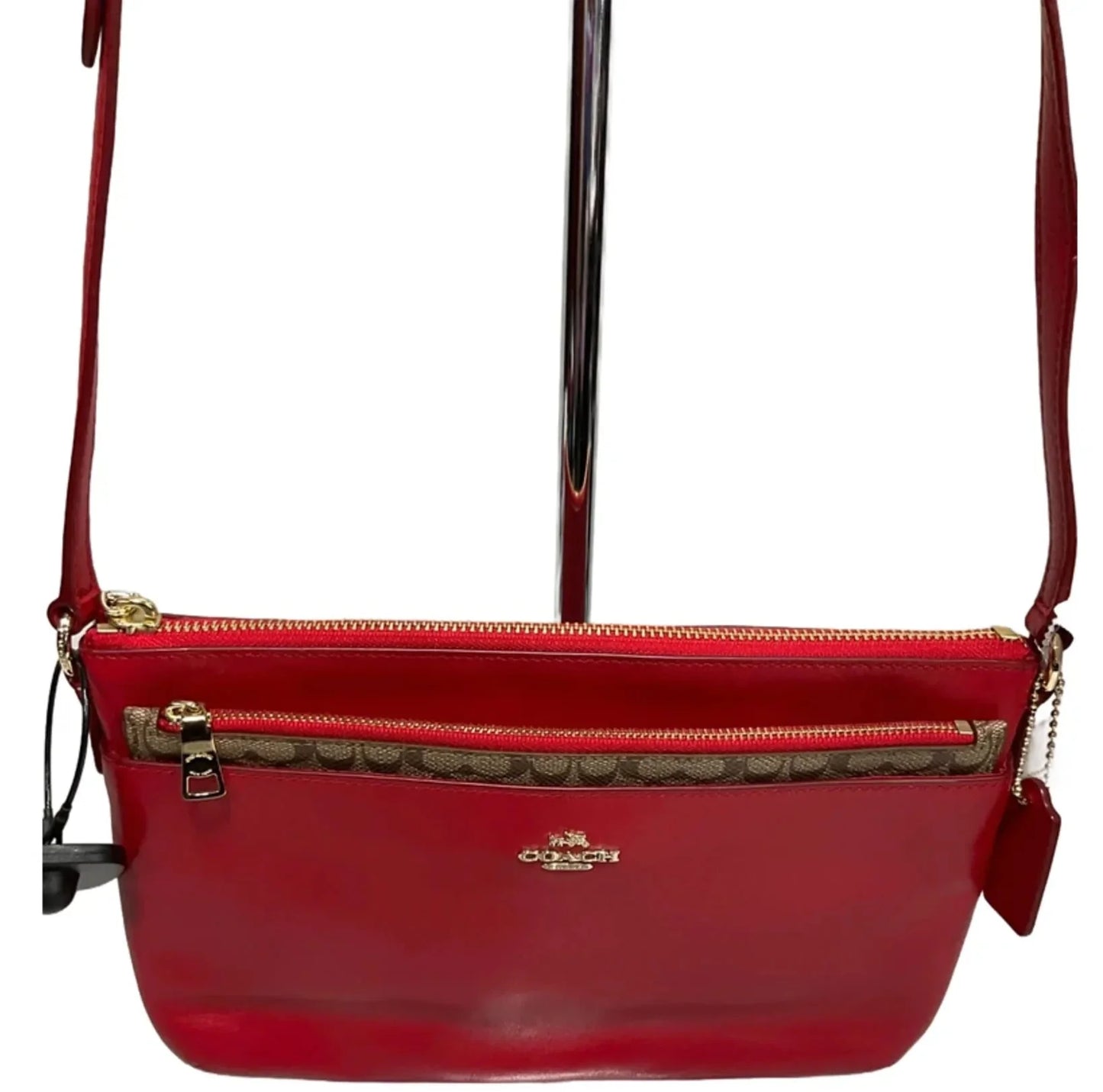 Crossbody Designer By Coach, Size: Medium