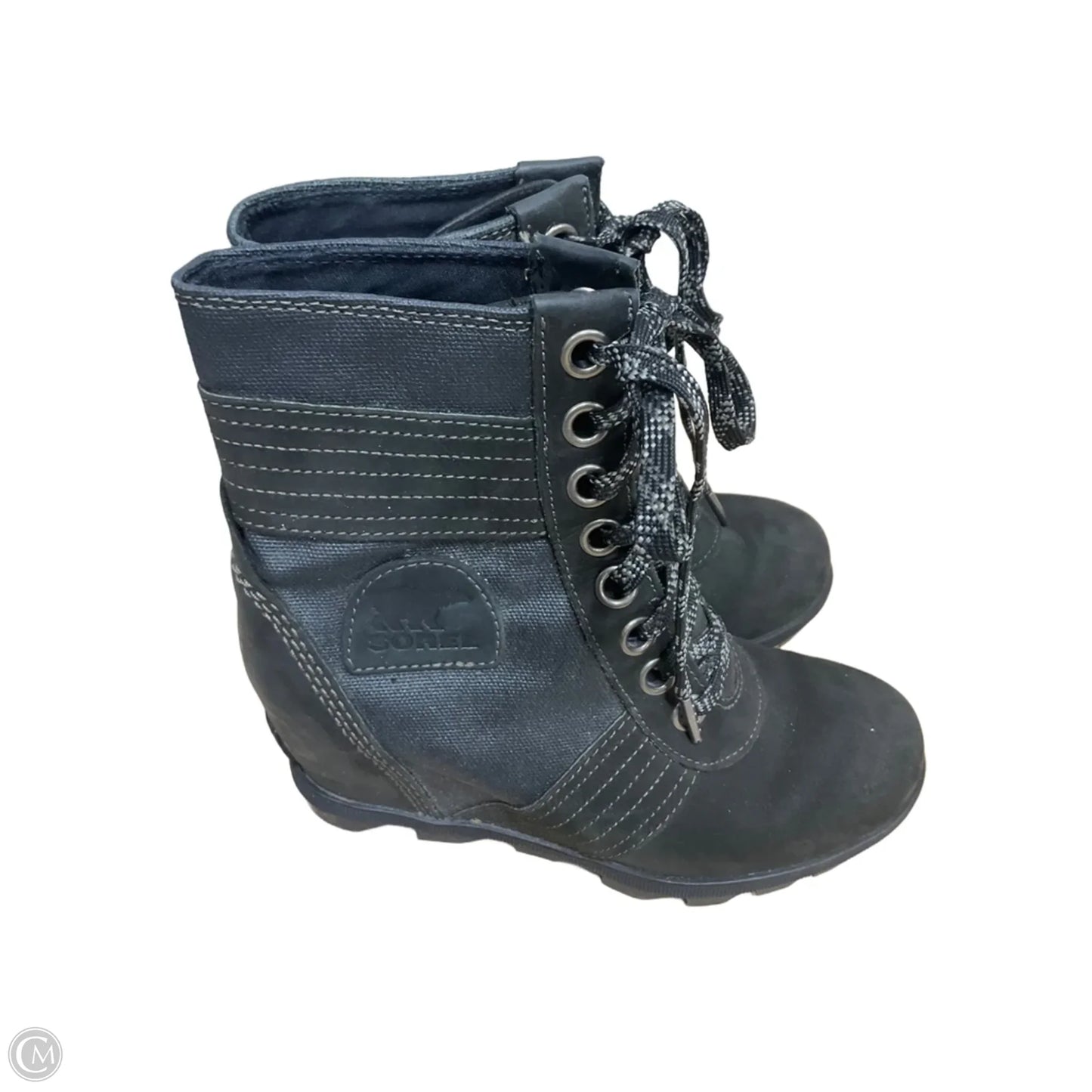 Boots Ankle Heels By Sorel In Black, Size: 6