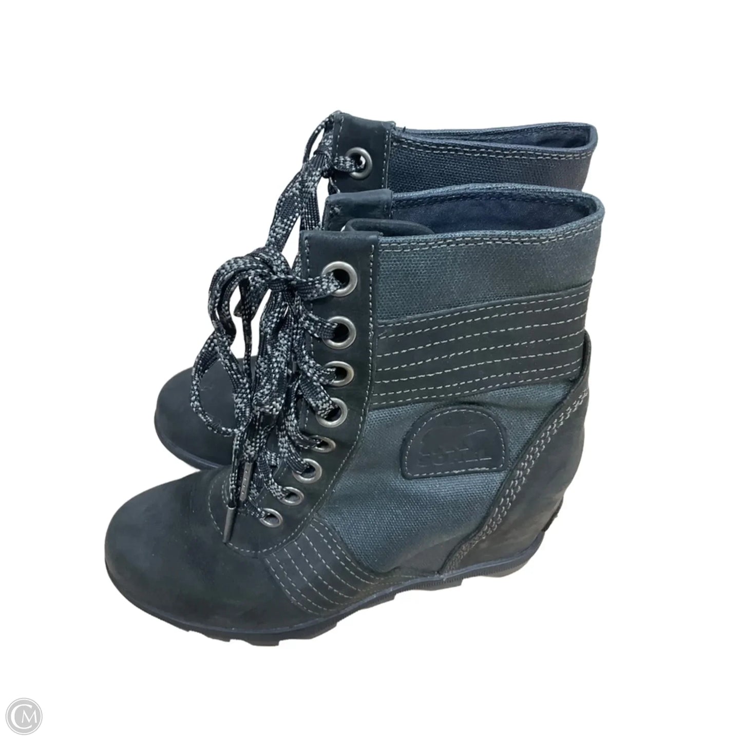 Boots Ankle Heels By Sorel In Black, Size: 6