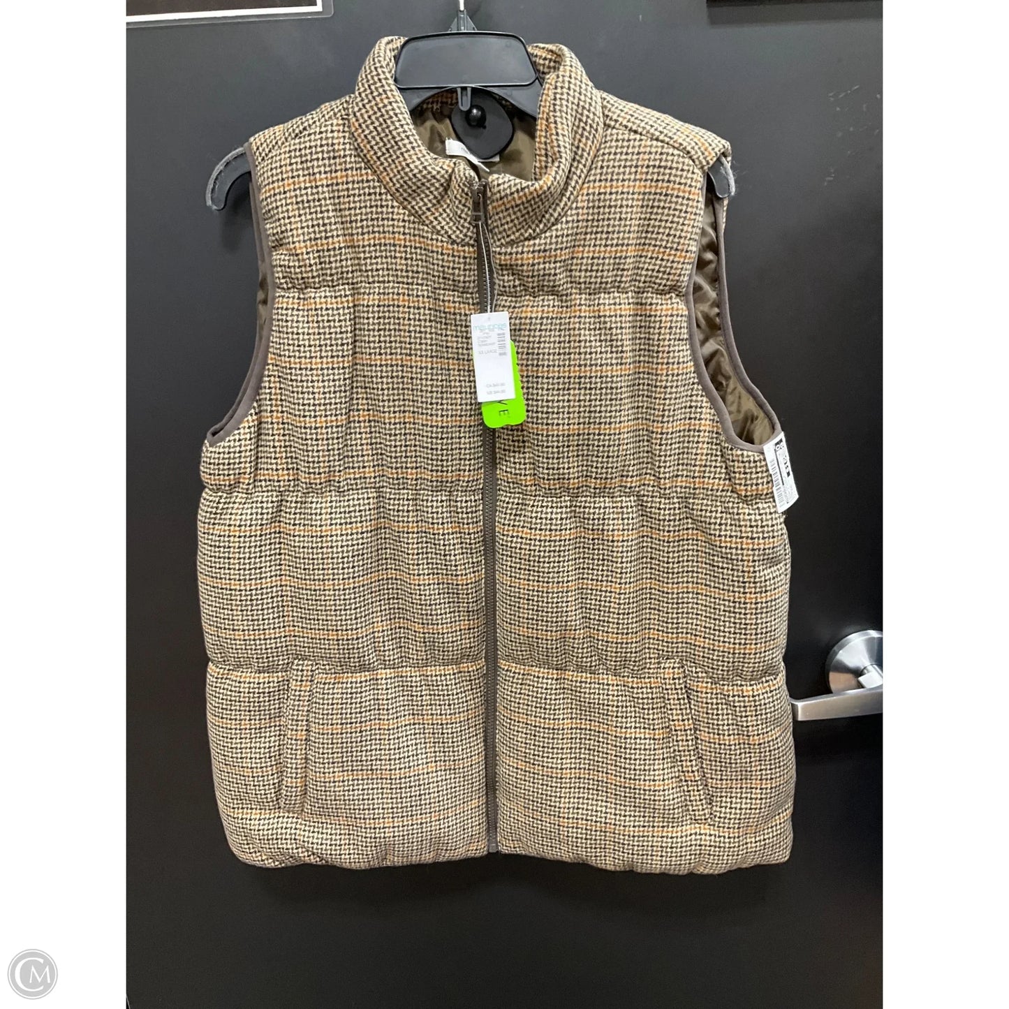 Vest Puffer & Quilted By Maurices In Brown & Orange, Size: Xxl