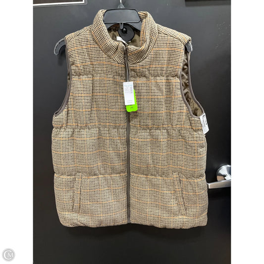 Vest Puffer & Quilted By Maurices In Brown & Orange, Size: Xxl