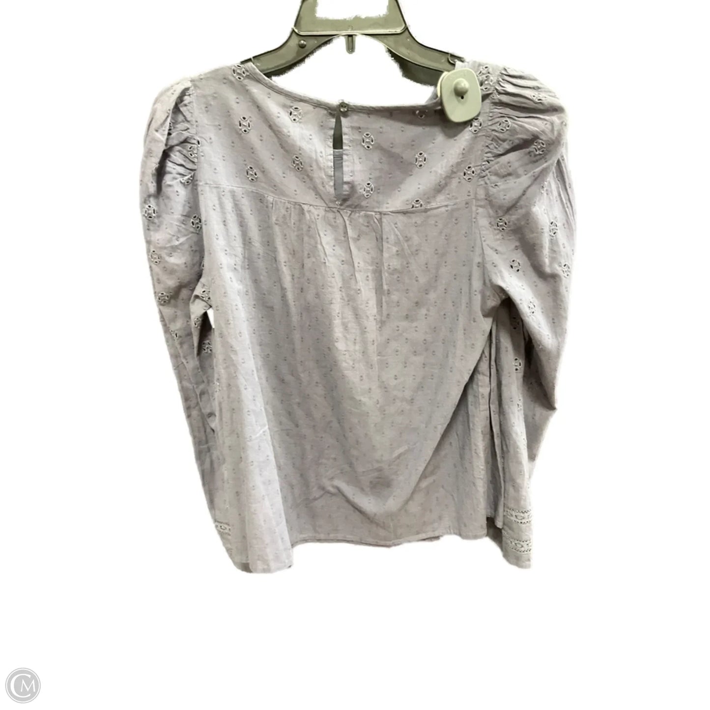 Top Long Sleeve By Universal Thread In Grey, Size: L