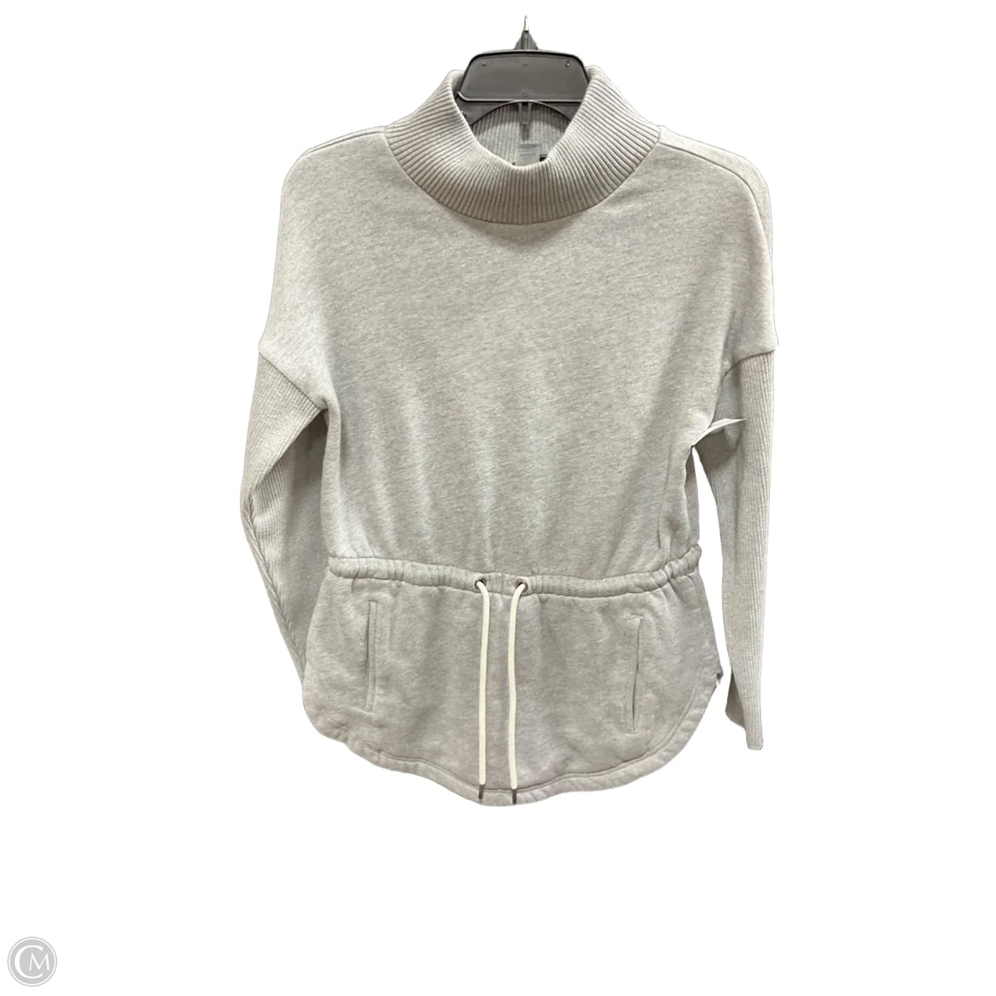 Athletic Sweatshirt Crewneck By Lou And Grey In Grey, Size: Xs