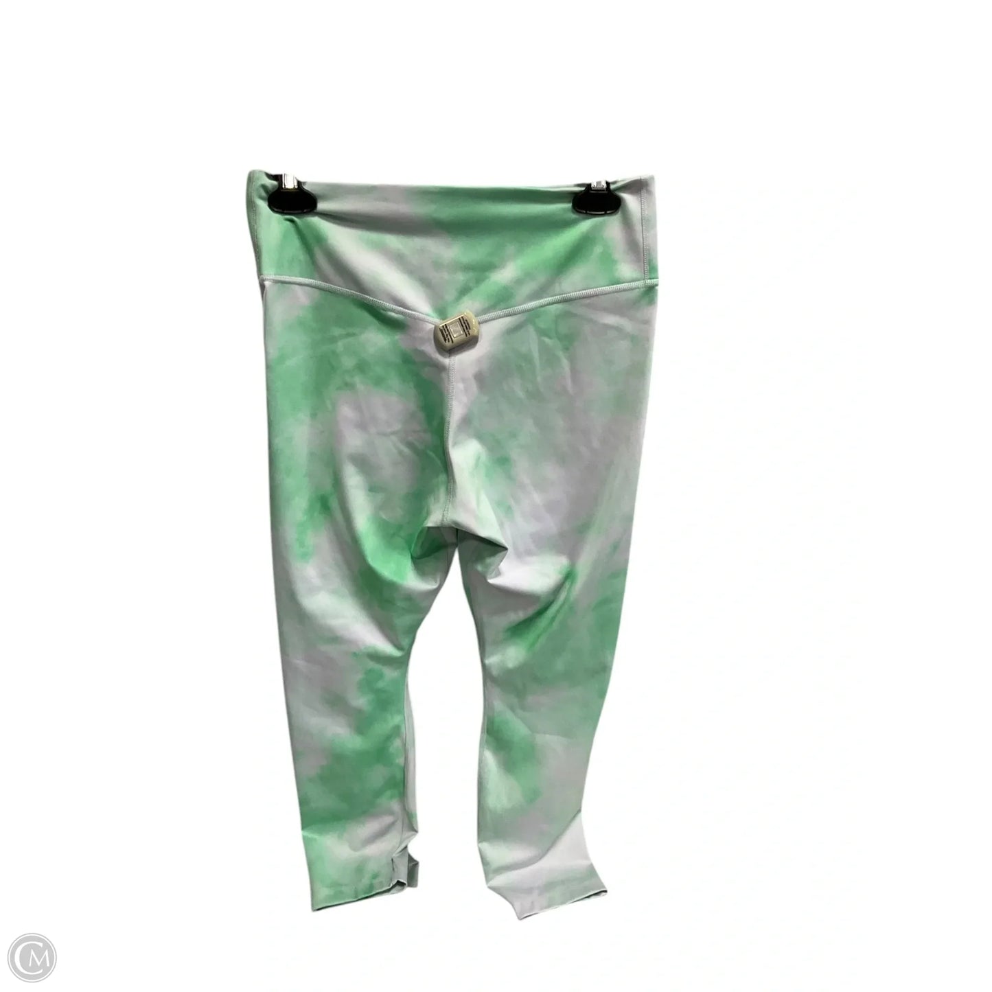 Athletic Leggings By Nike In Green, Size: M