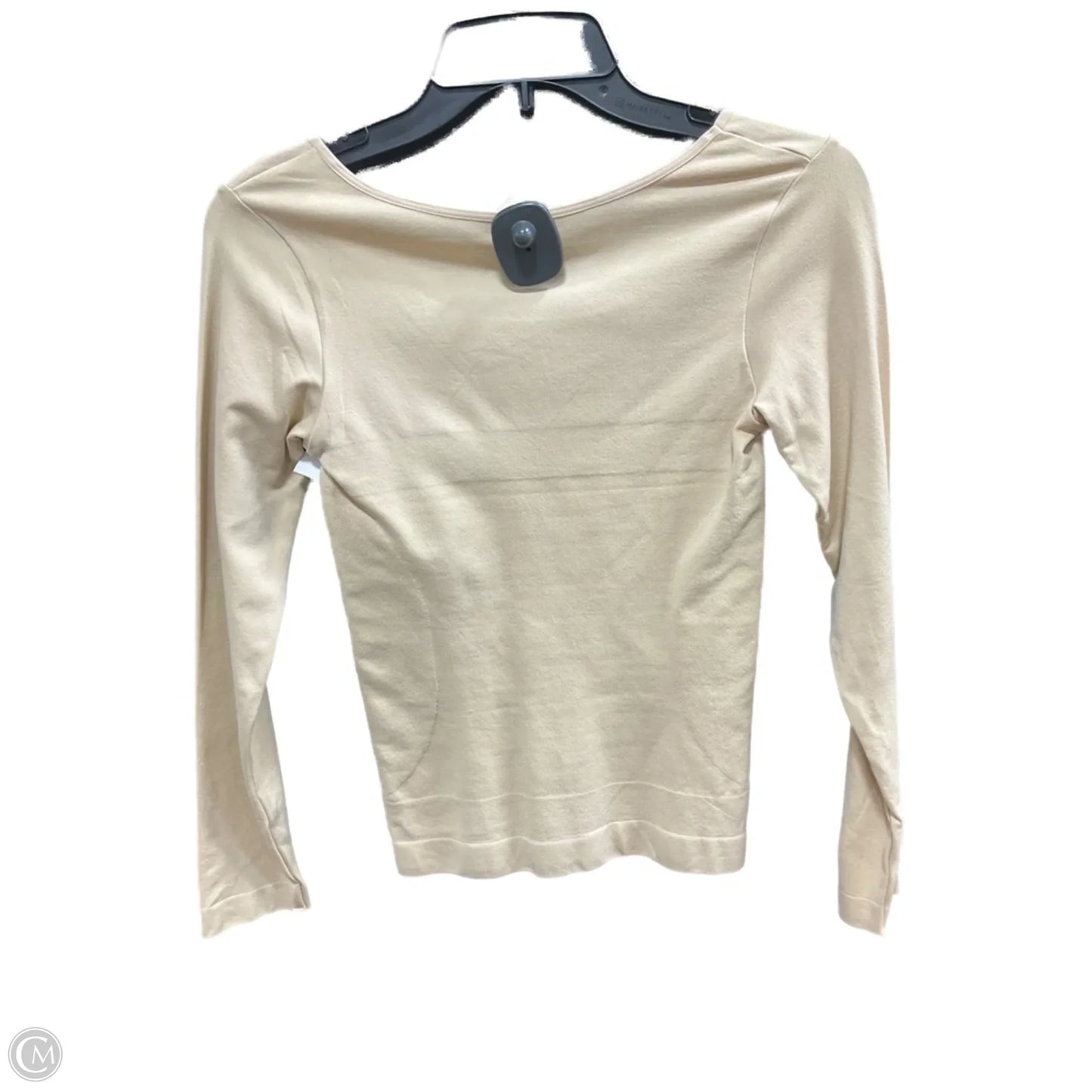 Top Long Sleeve By Clothes Mentor In Beige, Size: M