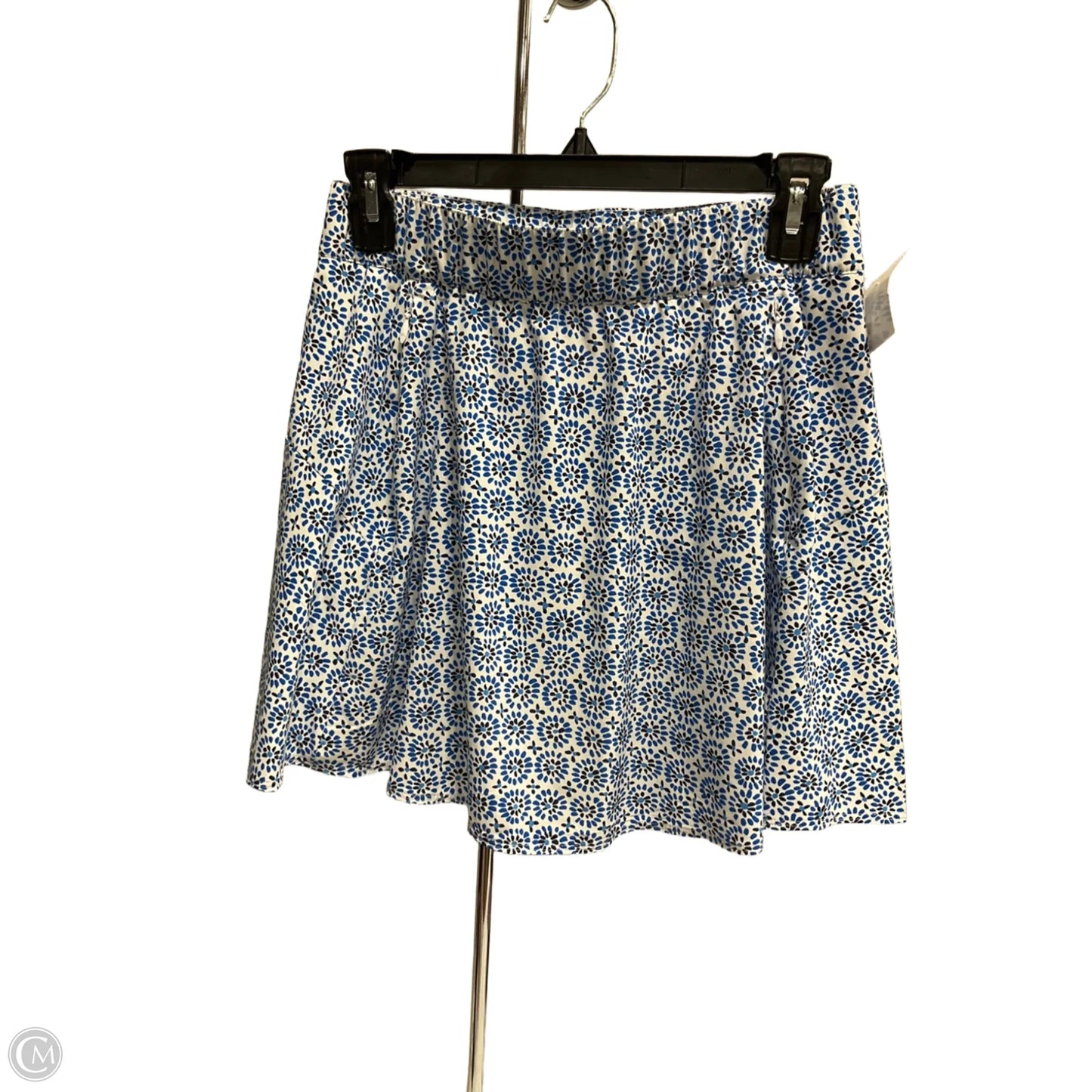 Skort By Talbots In Blue & White, Size: Xs