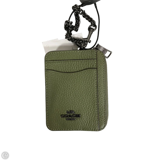 Wallet Designer By Coach, Size: Small