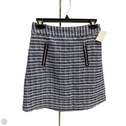 Skirt Mini & Short By Loft In Blue, Size: 2