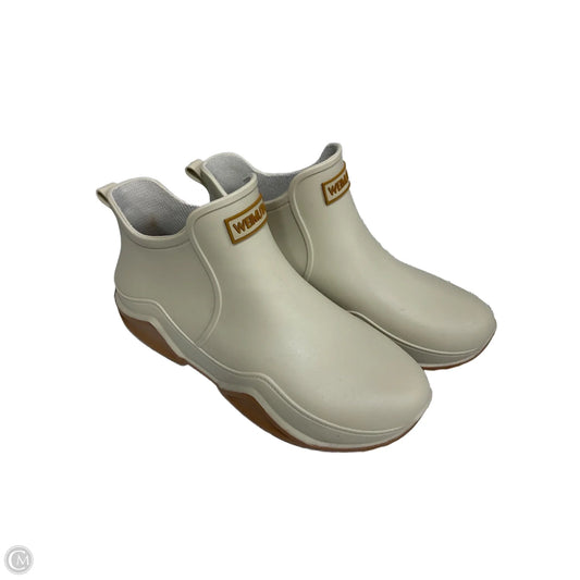 Boots Rain By Cme In Beige, Size: 9
