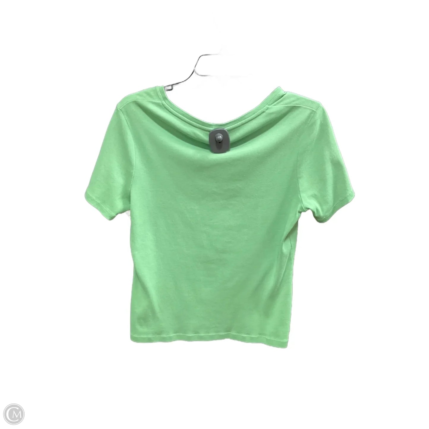 Top Short Sleeve Basic By Brooks Brothers In Green, Size: S
