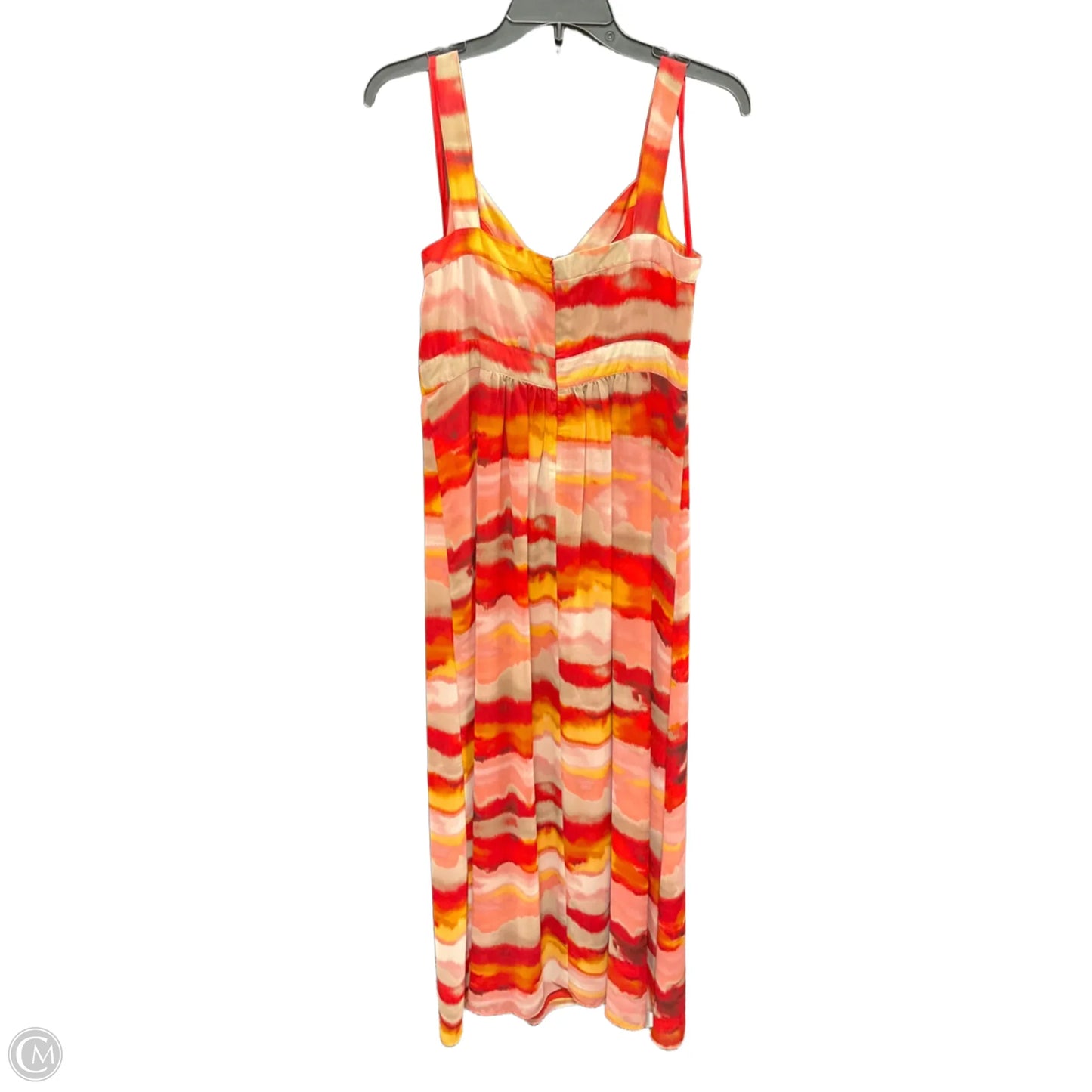 Dress Casual Maxi By Evan-picone In Orange & Red, Size: 6