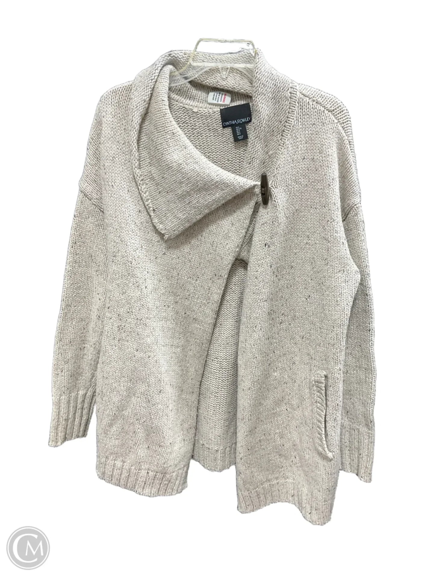 Cardigan By Cynthia Rowley In Tan, Size: L