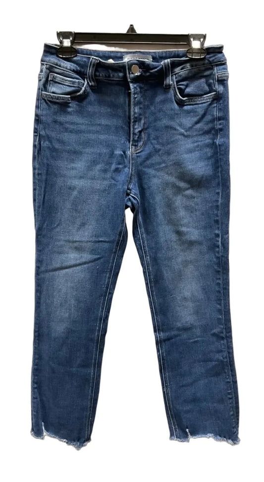 Jeans Straight By Flying Monkey In Blue Denim, Size: 8