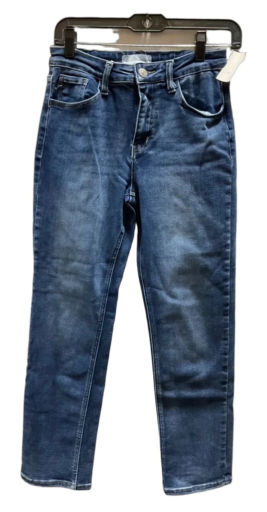 Jeans Straight By Kancan In Blue Denim, Size: 4