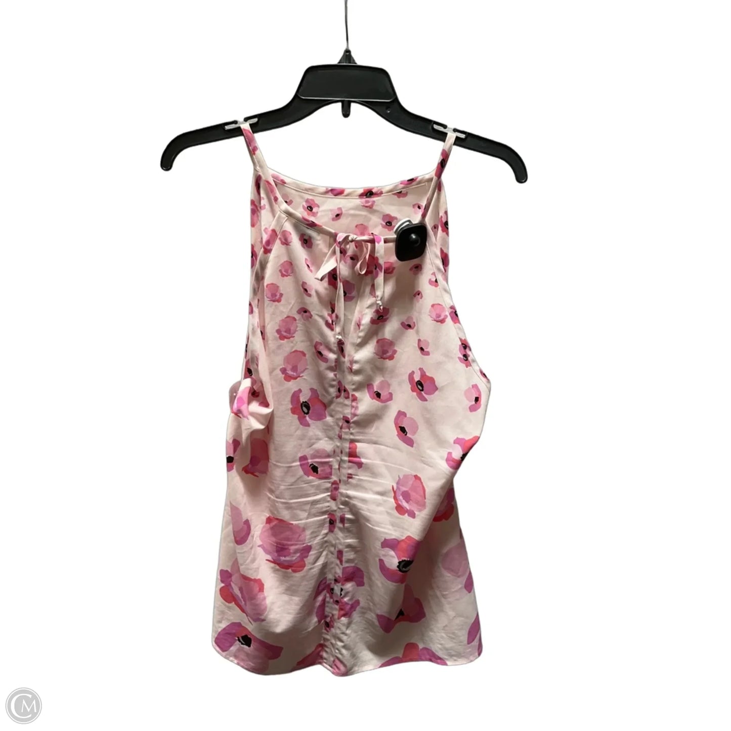 Top Sleeveless By Cabi In Floral Print, Size: Xl