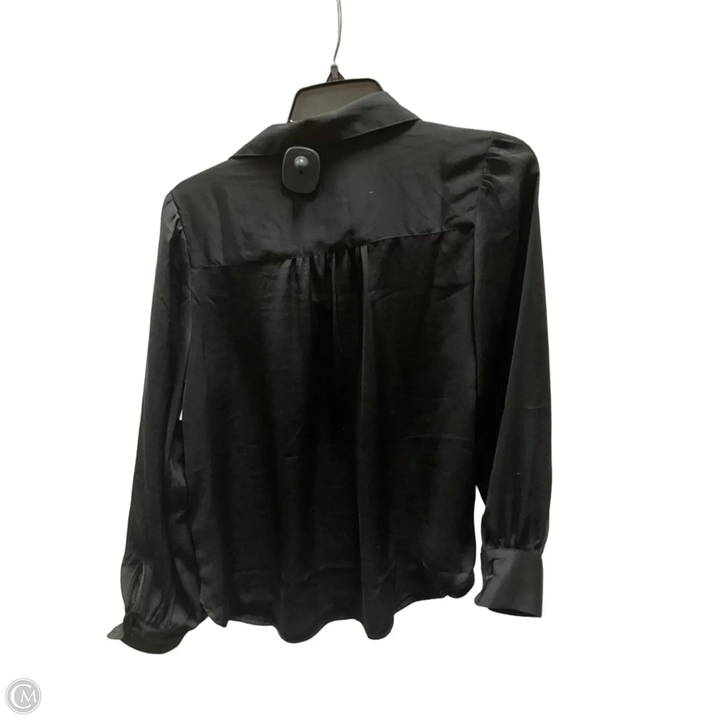 Top Long Sleeve By Banana Republic In Black, Size: S