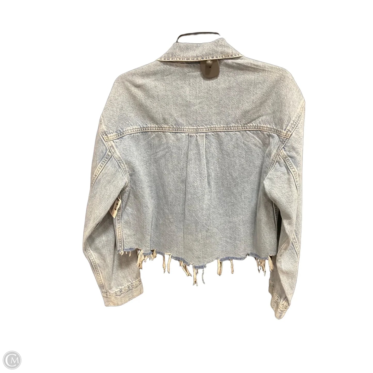 Jacket Denim By Gap In Blue Denim, Size: S