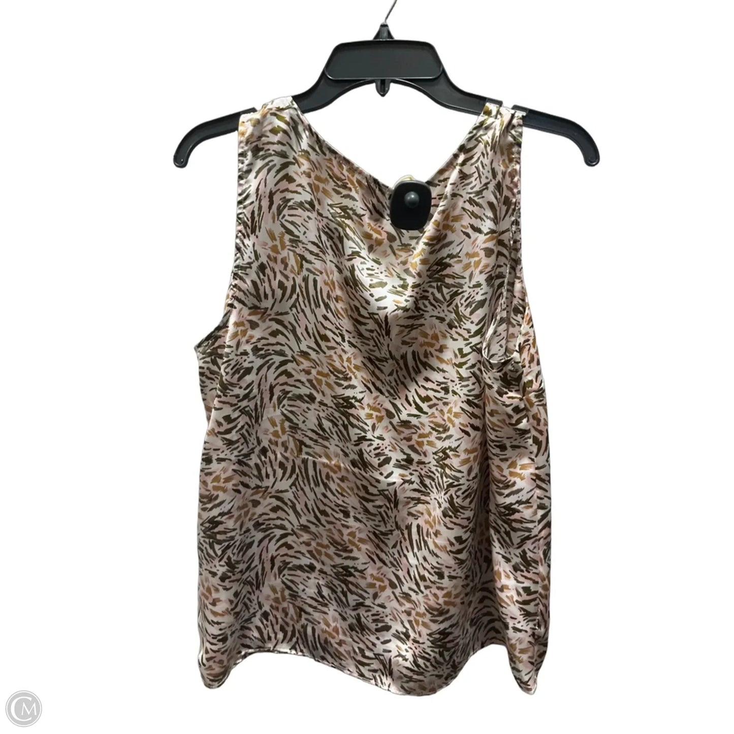 Top Sleeveless By Nine West In Pink, Size: L