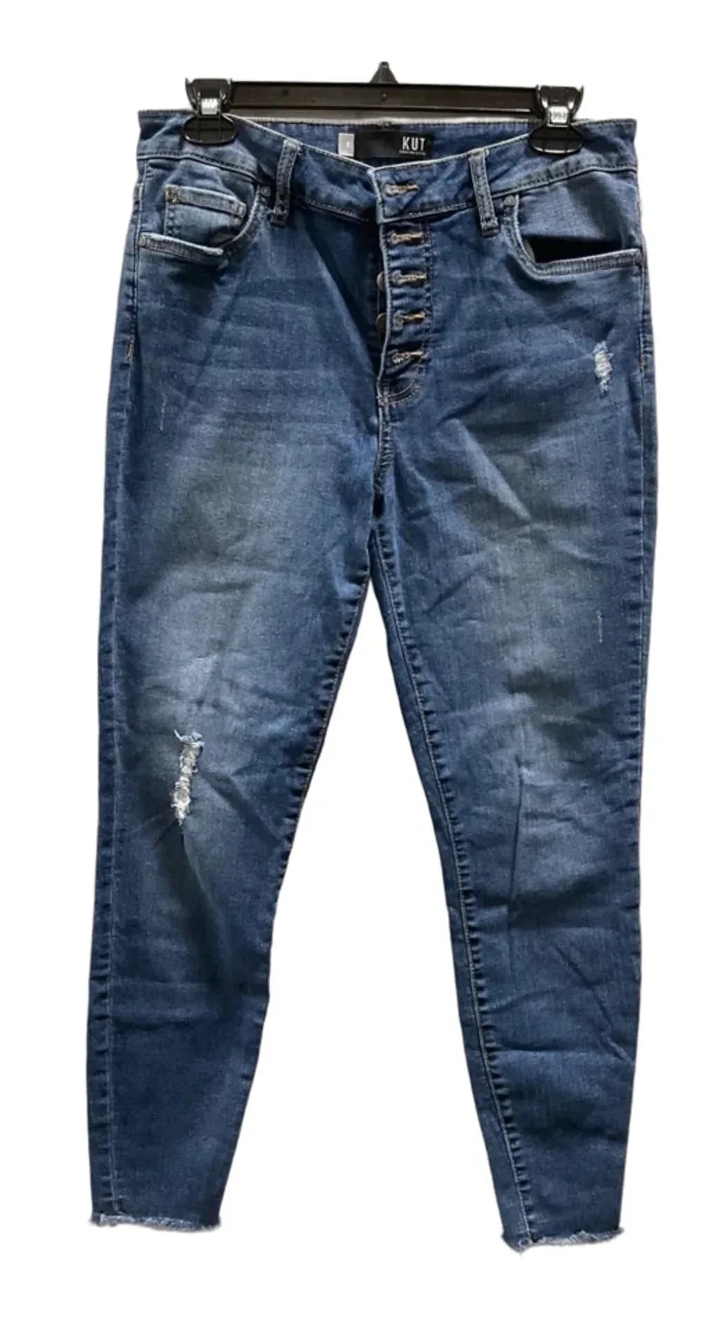 Jeans Skinny By Kut In Blue Denim, Size: 8